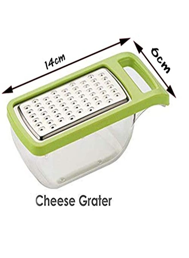 faas 1 PS Mini Cheese Garlic Ginger Grater with Unbreakable Clear Storage Container with Handle. (1-Piece) - Image 4